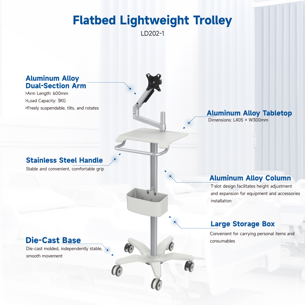 Flatbed Lightweight Trolley LD202-1