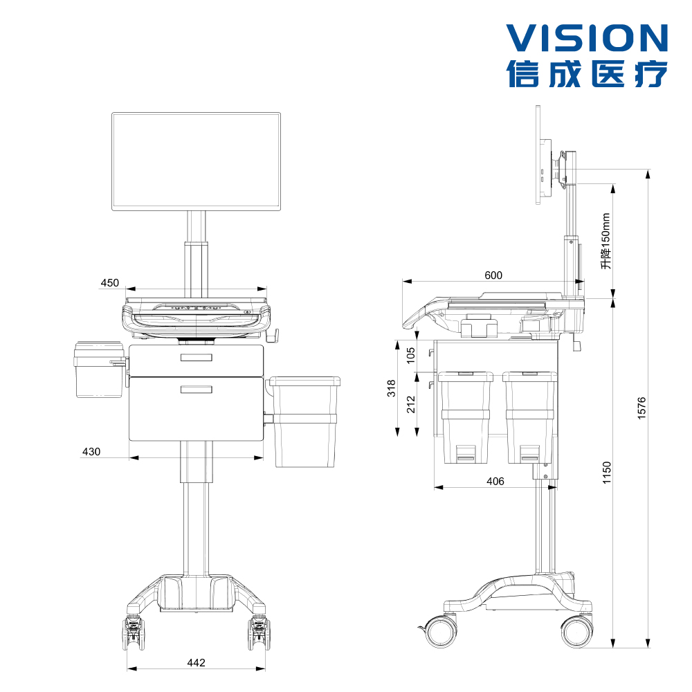 Mobile Doctor Workstation NX620E