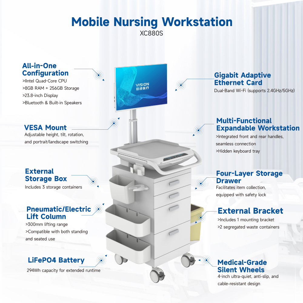 Mobile Doctor Workstation XC880S